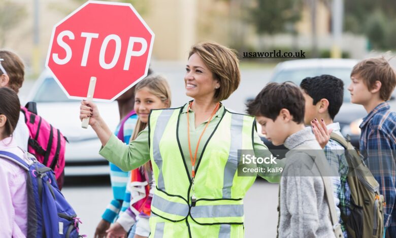 the crossing guard