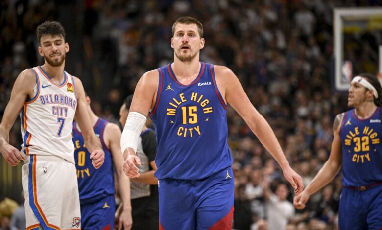 Denver Nuggets vs Okc Thunder match player stats