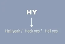 hy meaning in text