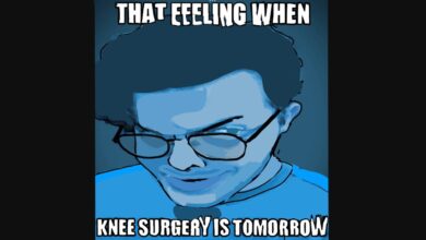 That Feeling When Knee Surgery Is Tomorrow